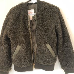 Girls Olive Green Jacket XS